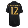 Original Trikotsatz Real Madrid Camavinga 12 Ausweichtrikot 2023-24 Für Kinder